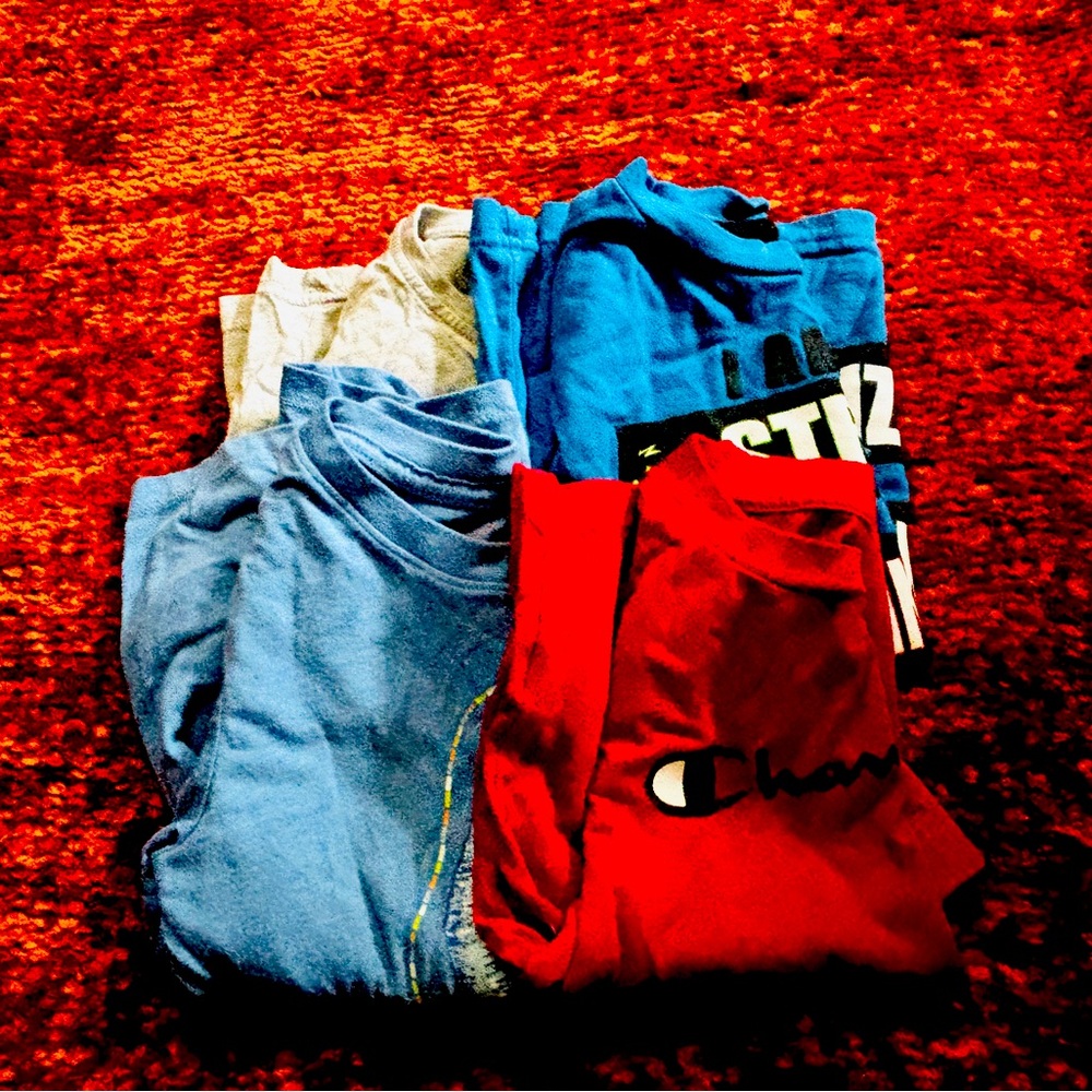 Boys 4t T-shirt bundle champion cat & jack marvel and primark